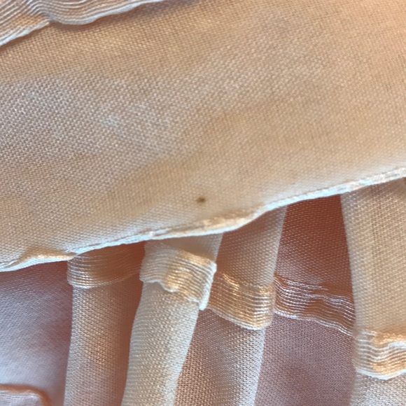 Peach Parfait Silk Strapless Dress - Picture 9 of 9